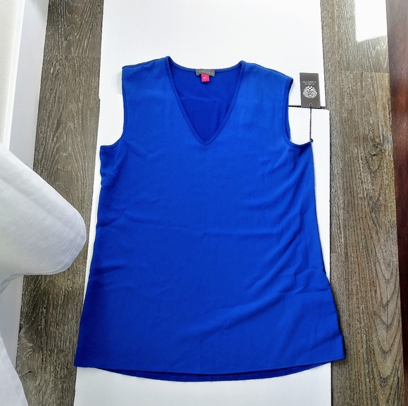 Vince Camuto /Sleeveless / Two toned color. Blue - Picture 4 of 9